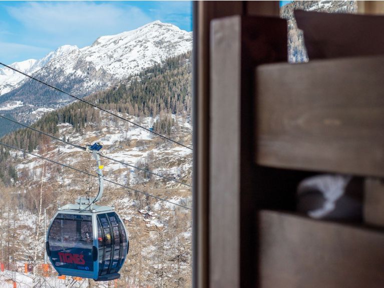 Appartement Lodge des Neiges met cabine