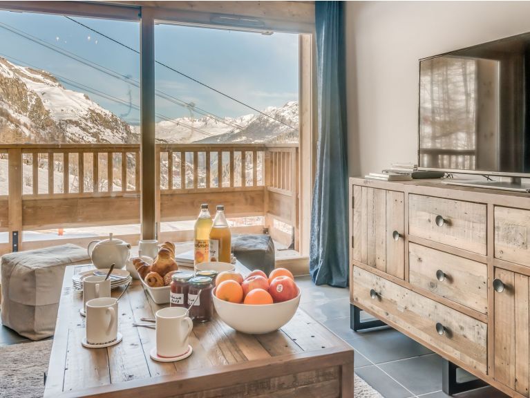 Appartement Lodge des Neiges met cabine