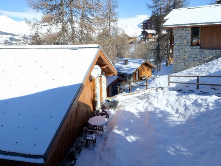 Chalet De Vallandry Nowen met sauna en buiten whirlpool