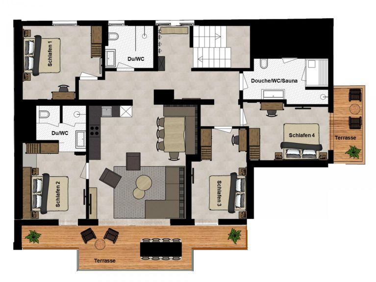 Chalet-appartement Sonnblick Top 6