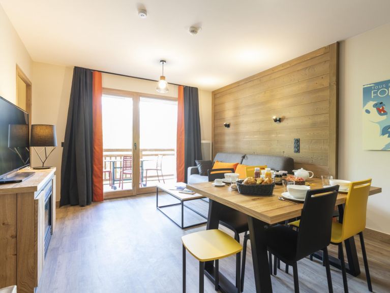 Appartement Club MMV Samoëns Village bergzicht