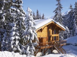 Chalet sneeuw