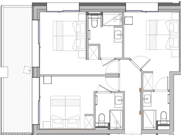 Chalet-appartement Lodge PureValley met privé buitensauna