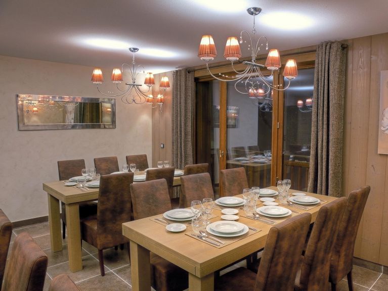 Chalet-appartement Les Balcons Platinium Val Thorens met privé-sauna