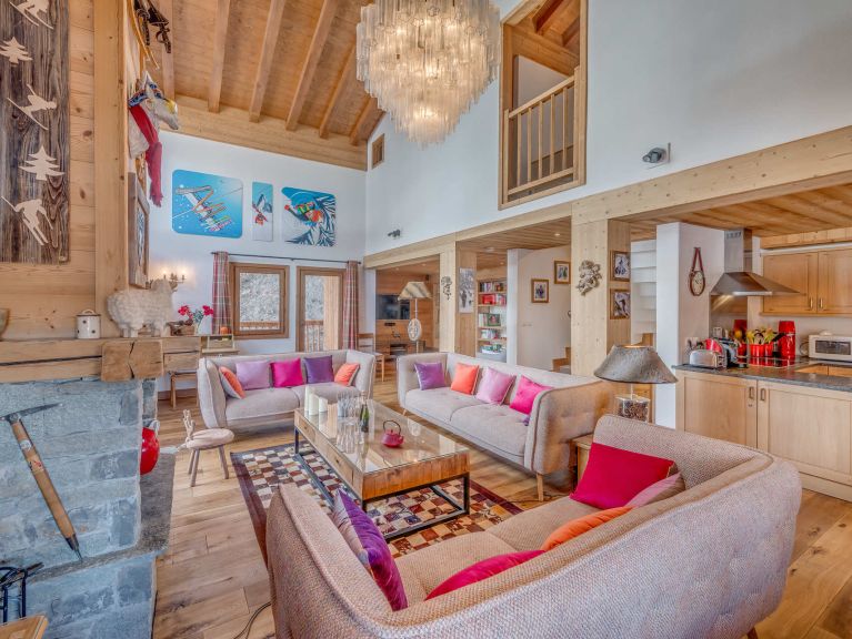 Chalet Zanskar met buiten-whirlpool