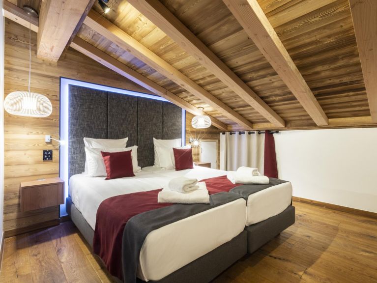 Chalet-appartement Les Balcons Platinium Val Cenis met privé-sauna