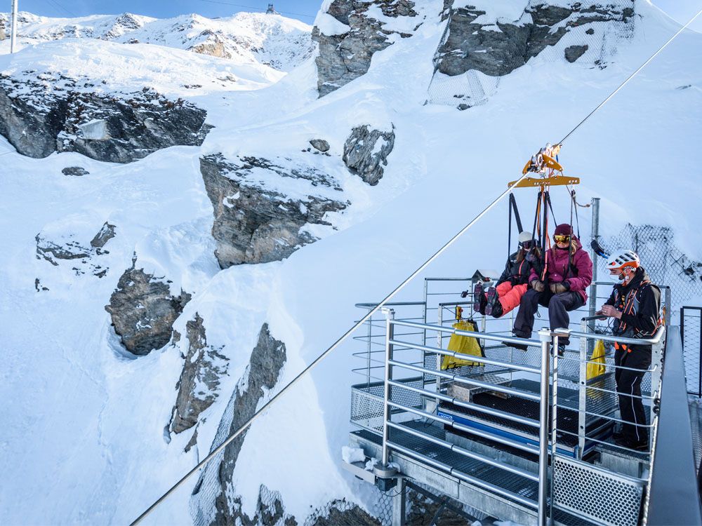 La Tyrolienne Zipeline Les Arcs