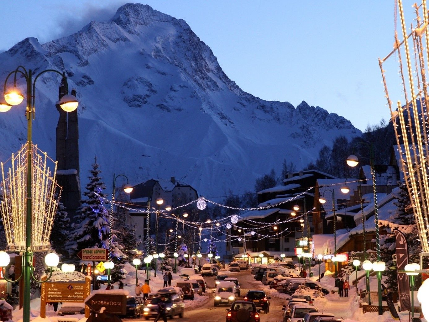 Avond apres-ski Les Deux Alpes