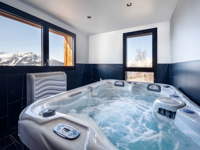Appartement Résidence L'Orée du Bois met whirlpool