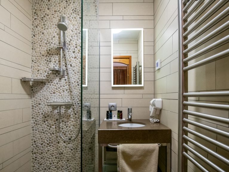 Chalet Le Hameau des Marmottes met familiekamer en sauna