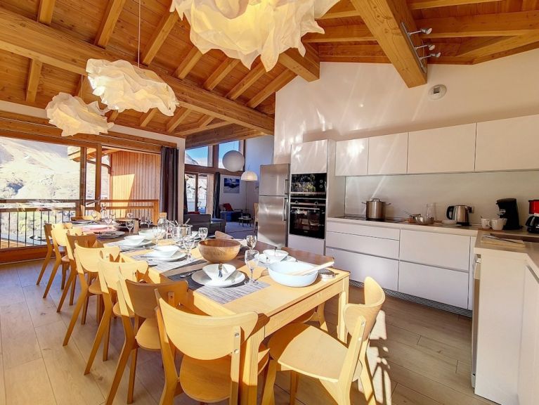 Chalet Caseblanche Litote met open haard en sauna