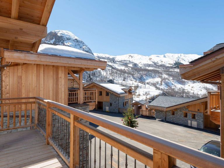 Chalet Caseblanche Chanterella met open haard, sauna en whirlpool