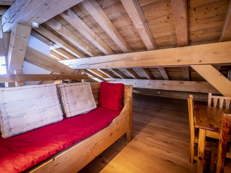 Chalet du Cocoon Pierra Menta 1 met sauna en gedeelde buiten-whirlpool