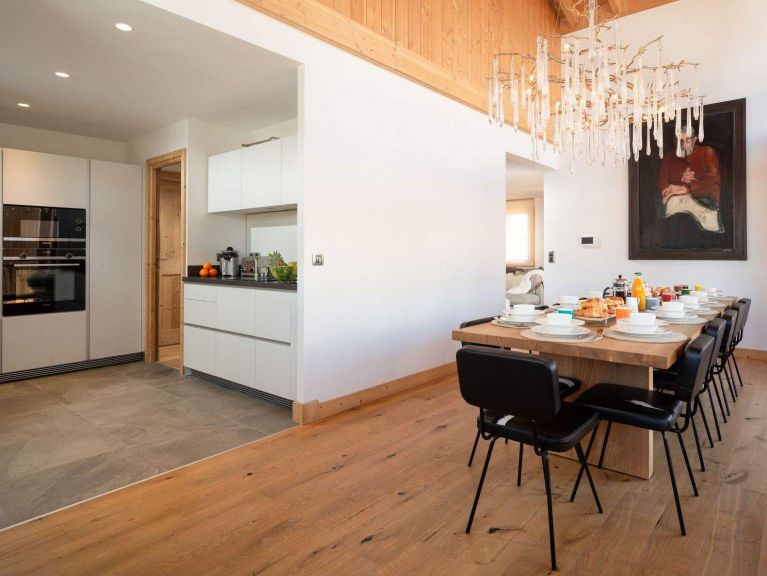 Chalet Caseblanche Chanterella met open haard, sauna en whirlpool