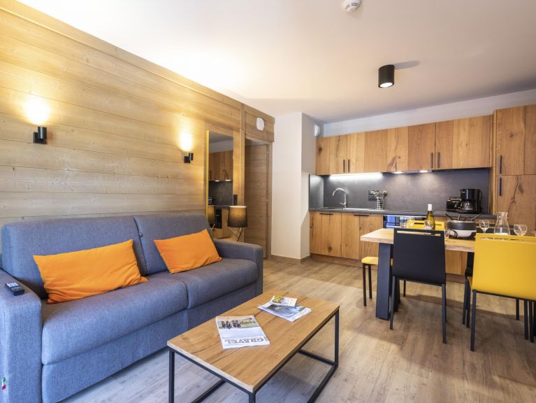 Appartement Club MMV Samoëns Village bergzicht