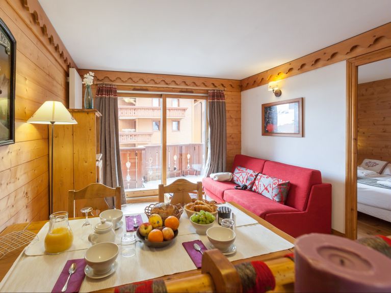 Chalet-appartement Les Alpages de Reberty met slaaphoek