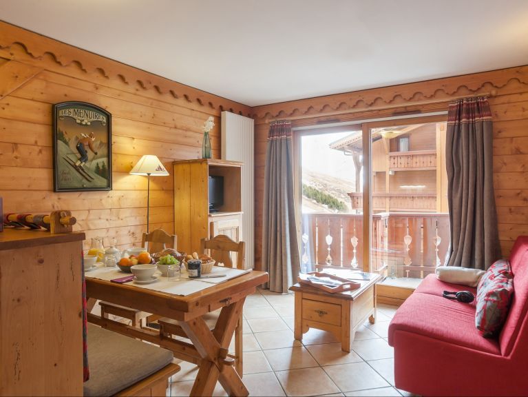 Chalet-appartement Les Alpages de Reberty met slaaphoek