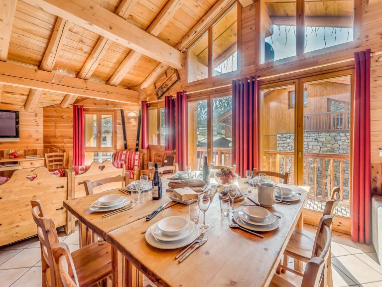 Chalet-appartement Gypaete combinatie - met buiten-whirlpool en sauna