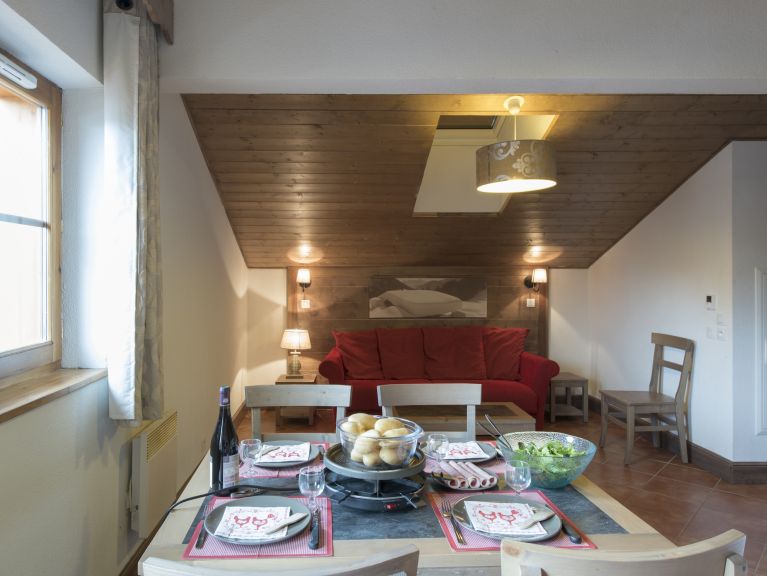 Chalet-appartement Le Grand Lodge met cabine
