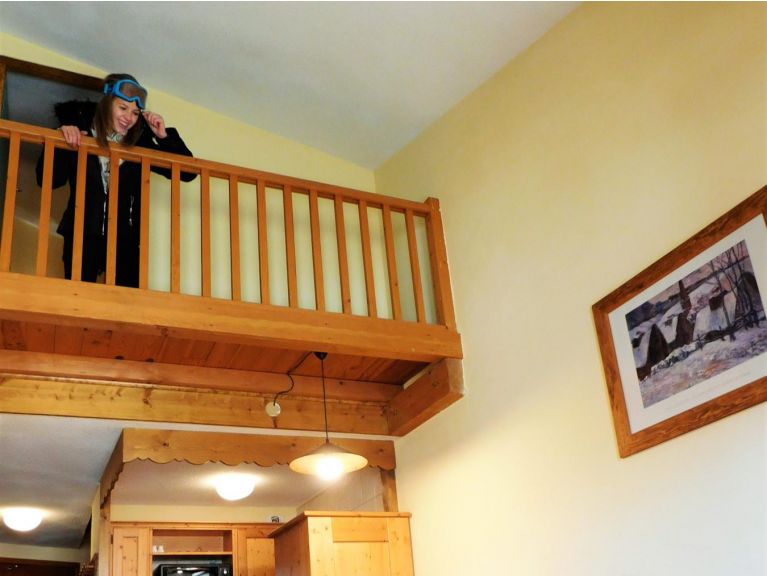 Chalet-appartement Le Cheval Blanc Privilège met mezzanine