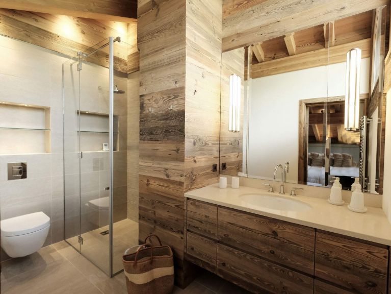 Chalet Caseblanche Luna met houtkachel, sauna en whirlpool