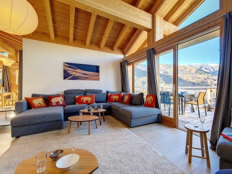 Chalet Caseblanche Litote met open haard en sauna