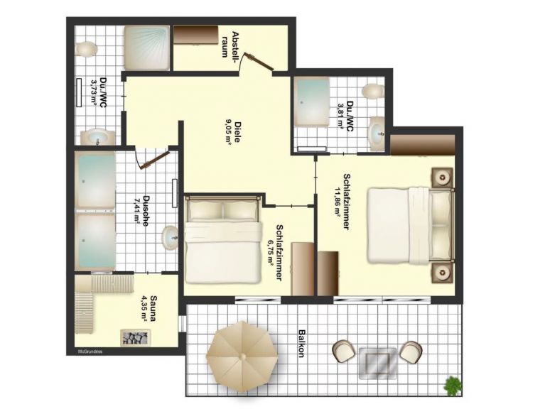 Chalet-appartement Enzianalm Bergstube met sauna