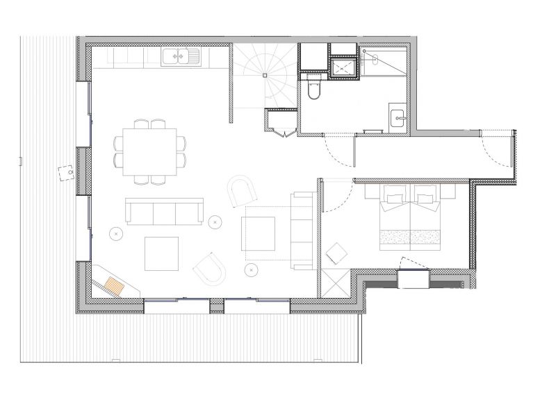 Chalet-appartement Lodge PureValley met privé buitensauna