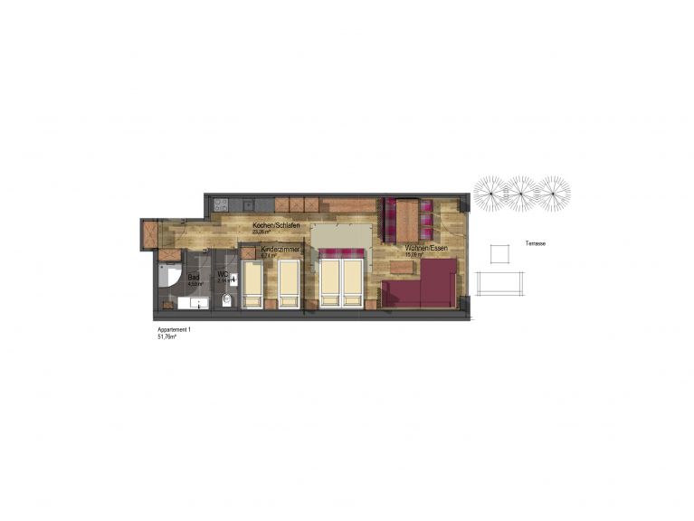 Chalet-appartement The Peak Dolomiten
