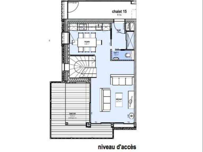 Chalet Caseblanche Pomme de pin met houtkachel en sauna