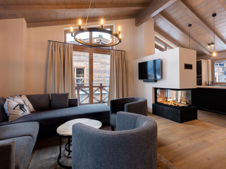 Chalet-appartement Das Neukirchen Maisonette Penthouse Typ 3b - met privé sauna
