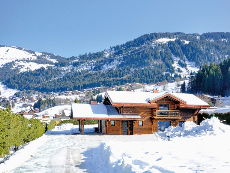 Chalet Le Bois Brûlé met privé-sauna en buiten-whirlpool