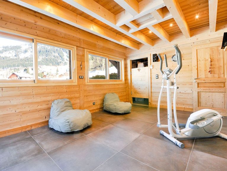 Chalet Le Bois Brûlé met privé-sauna en buiten-whirlpool