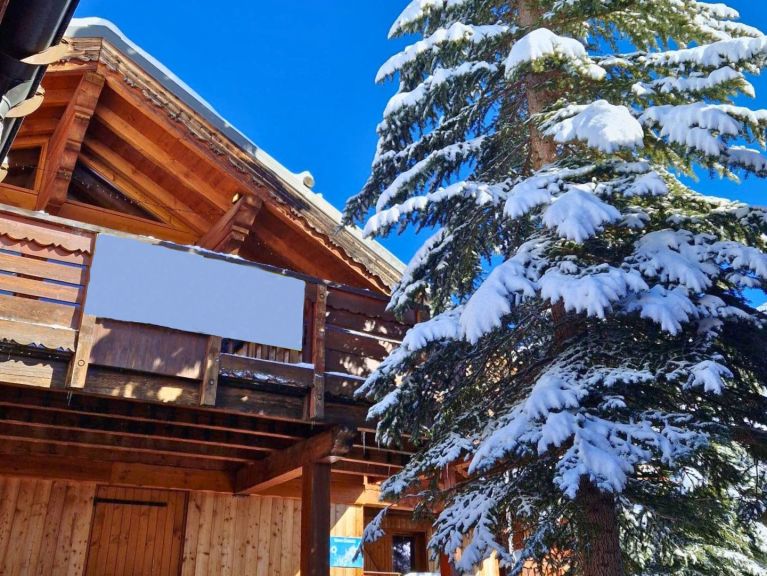 Chalet In de Wolken inclusief catering met sauna en whirlpool