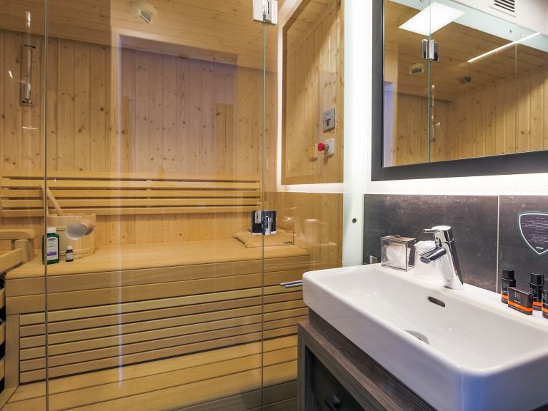 Appartement Avenida Panorama Suites Suite 1 slaapkamer met sauna