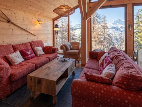 Chalet De Vallandry Le Vent en Poupe met outdoorsauna - 10-12 personen