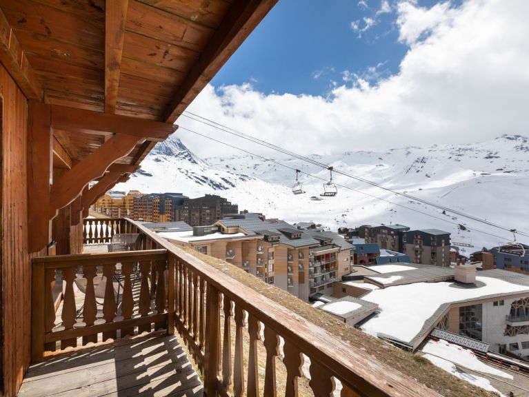 Chalet-appartement Les Balcons de Val Thorens met cabine of mezzanine