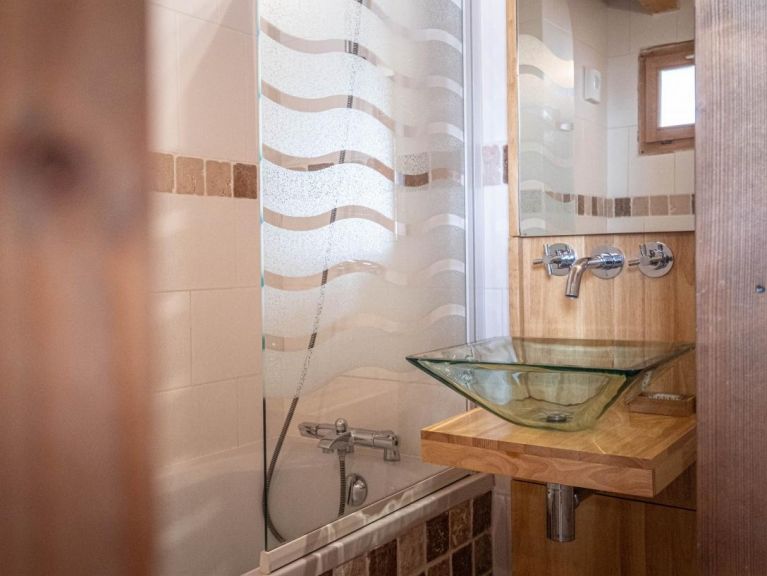Chalet du Cocoon Pierra Menta 1 met sauna en gedeelde buiten-whirlpool