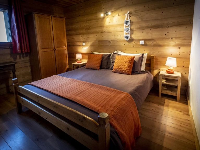 Chalet du Cocoon Pierra Menta 1 met sauna en gedeelde buiten-whirlpool