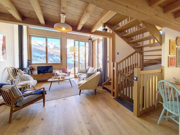 Chalet Caseblanche Cachette met houtkachel