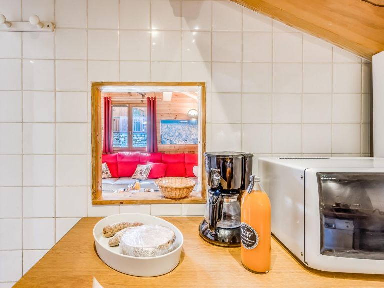 Chalet-appartement Gypaete combinatie - met buiten-whirlpool en sauna