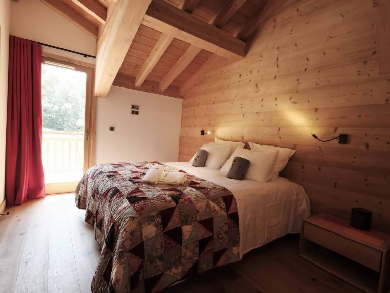 Chalet Caseblanche Allium met open haard, sauna en whirlpool