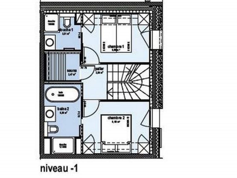 Chalet Caseblanche Augustine met houtkachel en sauna