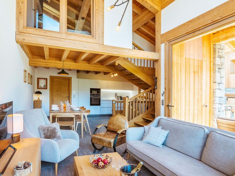 Chalet Caseblanche Eceel met houtkachel