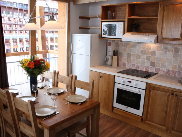 Chalet-appartement La Cime des Arcs met cabine