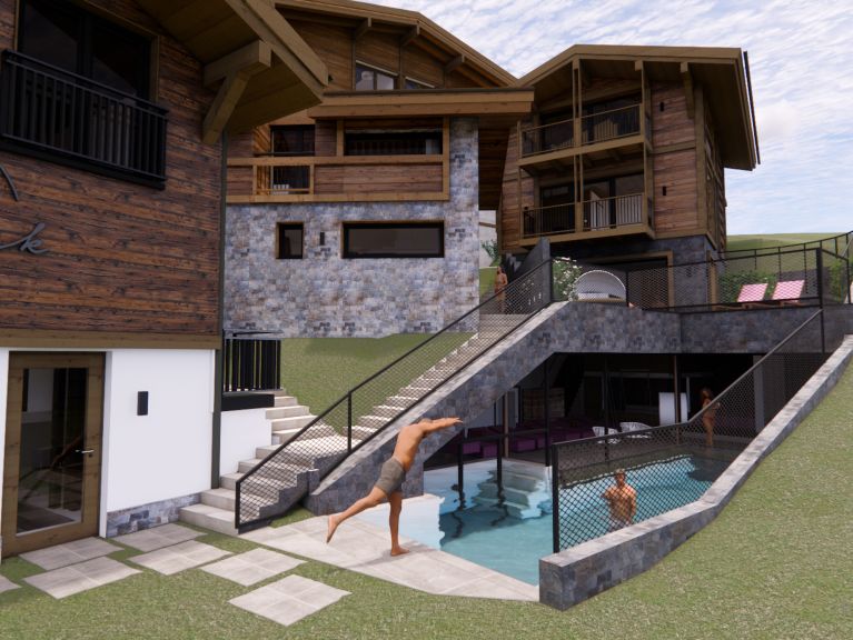 Chalet-appartement The Peak White Diamond Chalet