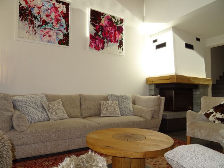 Chalet Caseblanche Myriel met open haard, sauna en whirlpool