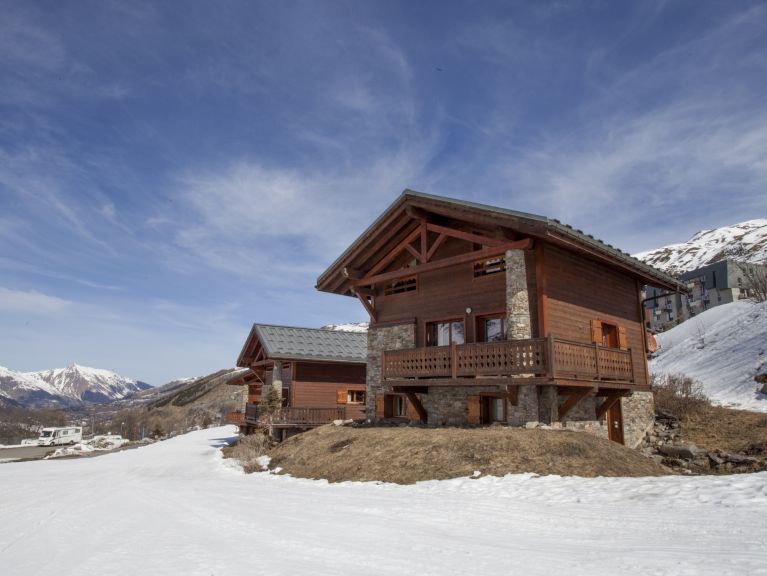 Chalet Le Hameau des Marmottes aan de piste