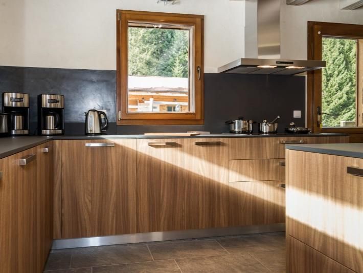 Chalet Les Bucherons met buiten-whirlpool