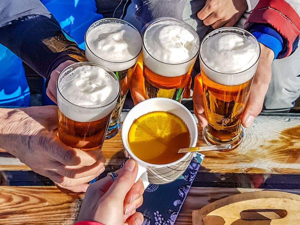 bier saalbach wintersport